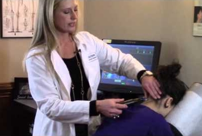 Pro Adjuster in use on cervical spine